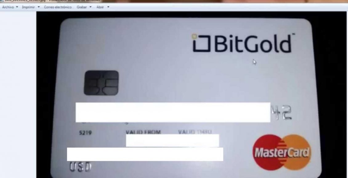 تفعيل البنوك الالكترونية ببطاقة BitGold