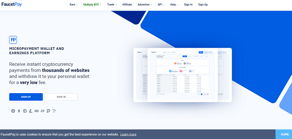شرح محفظة faucetpay