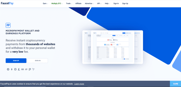 شرح محفظة faucetpay