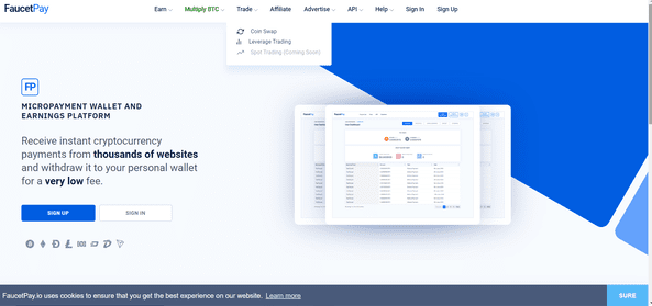 شرح محفظة faucetpay