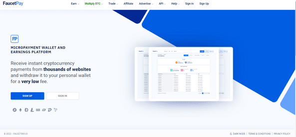 شرح محفظة faucetpay