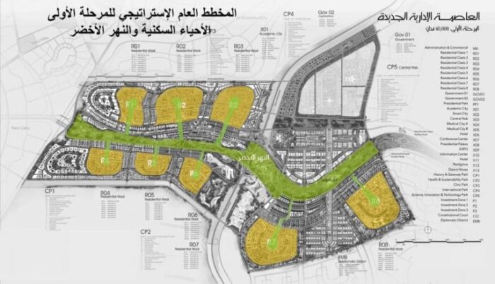 مخطط العاصمة الإدارية الجديدة