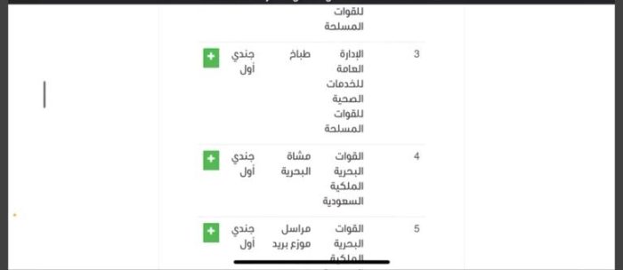 شروط العسكرية للنساء الطول والوزن 1446