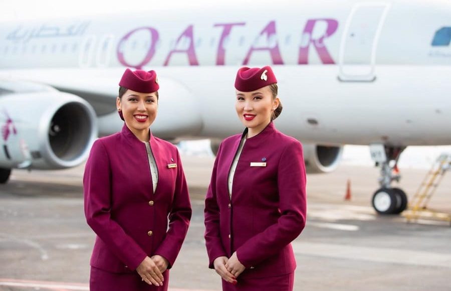 راتب مضيفة طيران في قطر