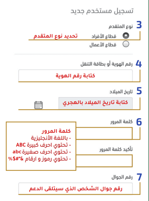 طريقة تحديث دعم المواشي