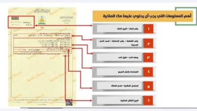 كيف اعرف رقم الصك العقاري