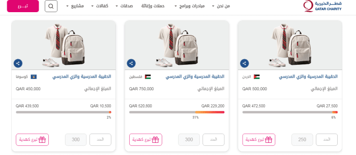 قطر الخيرية طلب مساعدة 