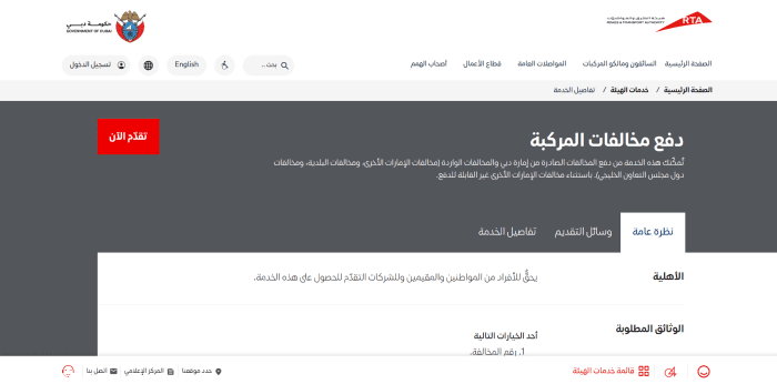 متى تنزل مخالفة الرادار في دبي