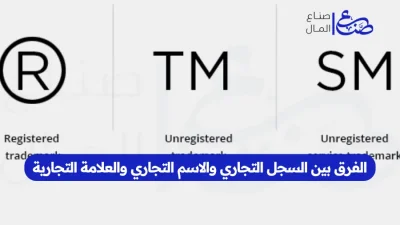 الفرق بين السجل التجاري والاسم التجاري والعلامة التجارية