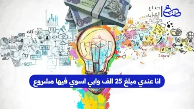 انا عندي مبلغ 25 الف وابي اسوي فيها مشروع